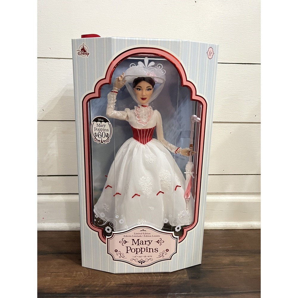 Disney Mary Poppins 60th Anniversary Limited Edition Doll 2025 In Hand Sealed!!!